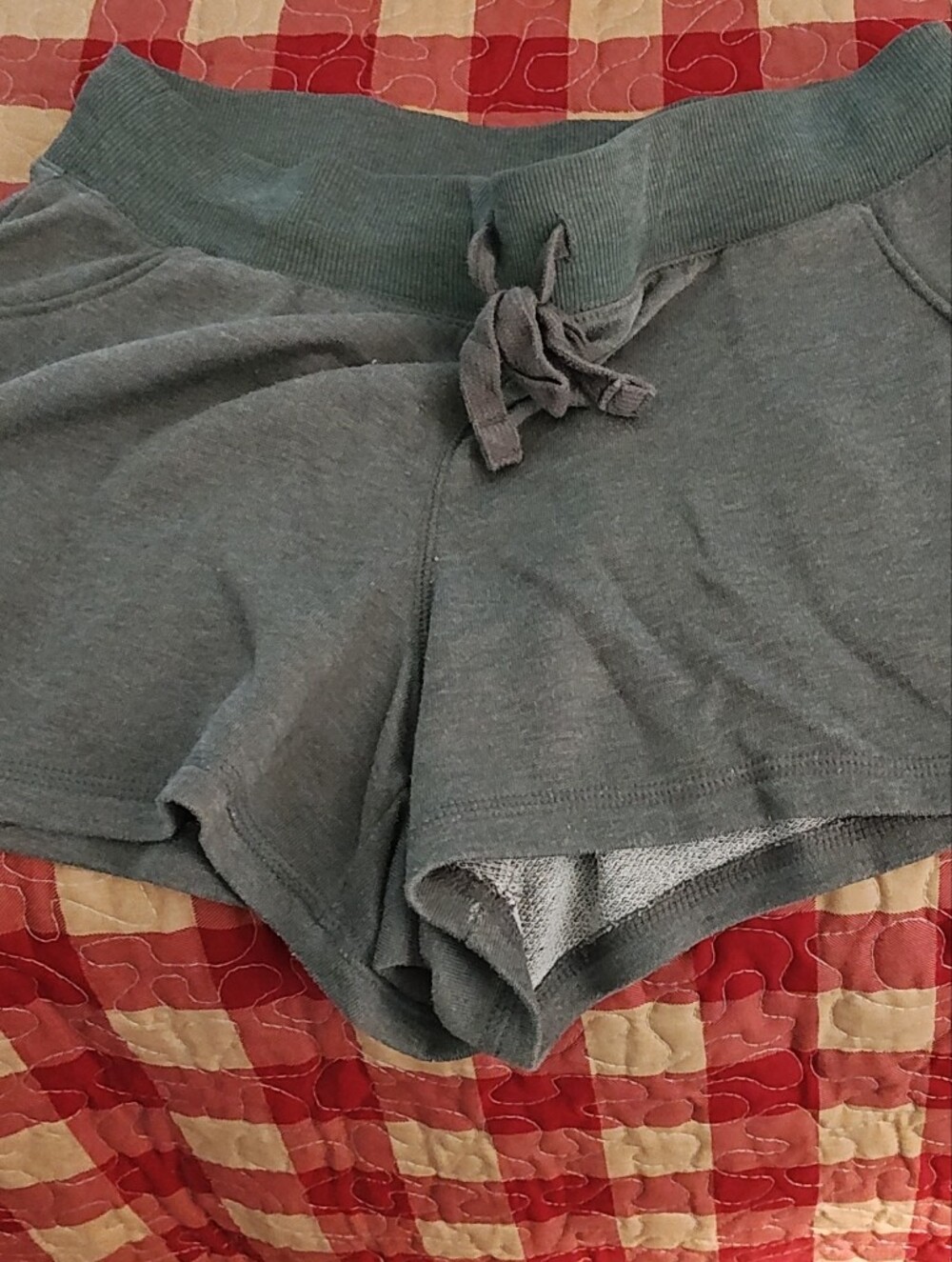 Xersion Heather Gray Athletic Drawstring Shorts
